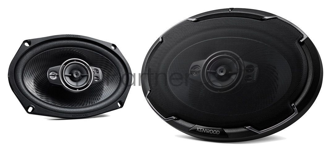Колонки автомобильные Kenwood KFC-PS6996 650Вт 88дБ 4Ом 15x23см (6x9дюйм) (ком.:2кол.) коаксиальные пятиполосные