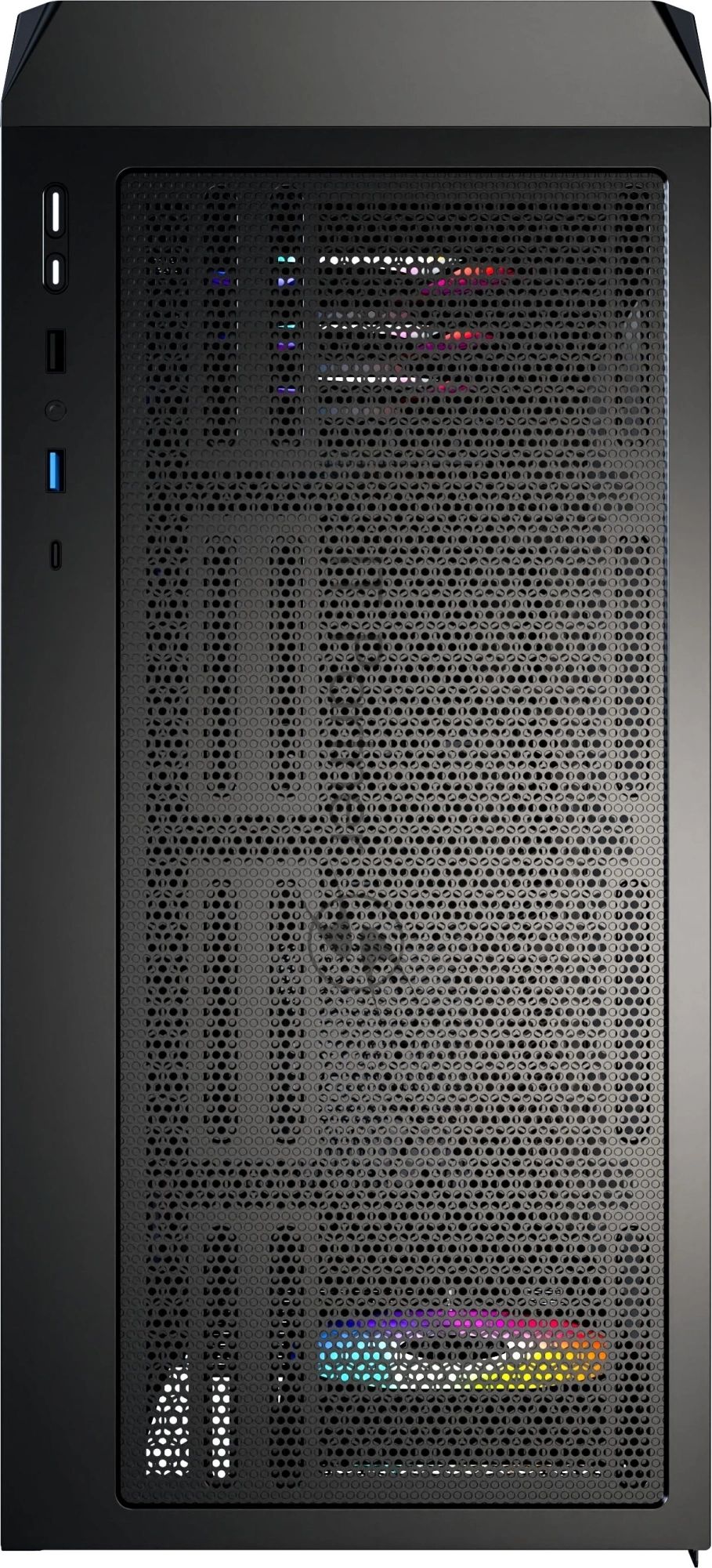 Компьютерный корпус Montech X5 черный без БП ATX 4x120мм 1xUSB2.0 1xUSB3.0 audio bott PSU