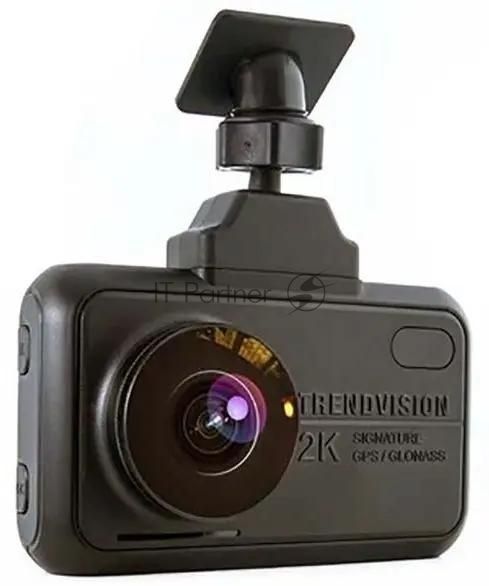 Видеорегистратор TrendVision Hybrid Signature EVO Wi 2CH, 2560x1440, 3", с камерой заднего вида, GPS/ГЛОНАСС, Wi-Fi, G-сенсор, датчик движения, GPS-информатор