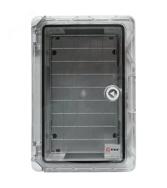 Бокс пластиковый с монтажной платой прозр. дверь EKF PROxima PBT65MP001 300х200х130 мм IP65