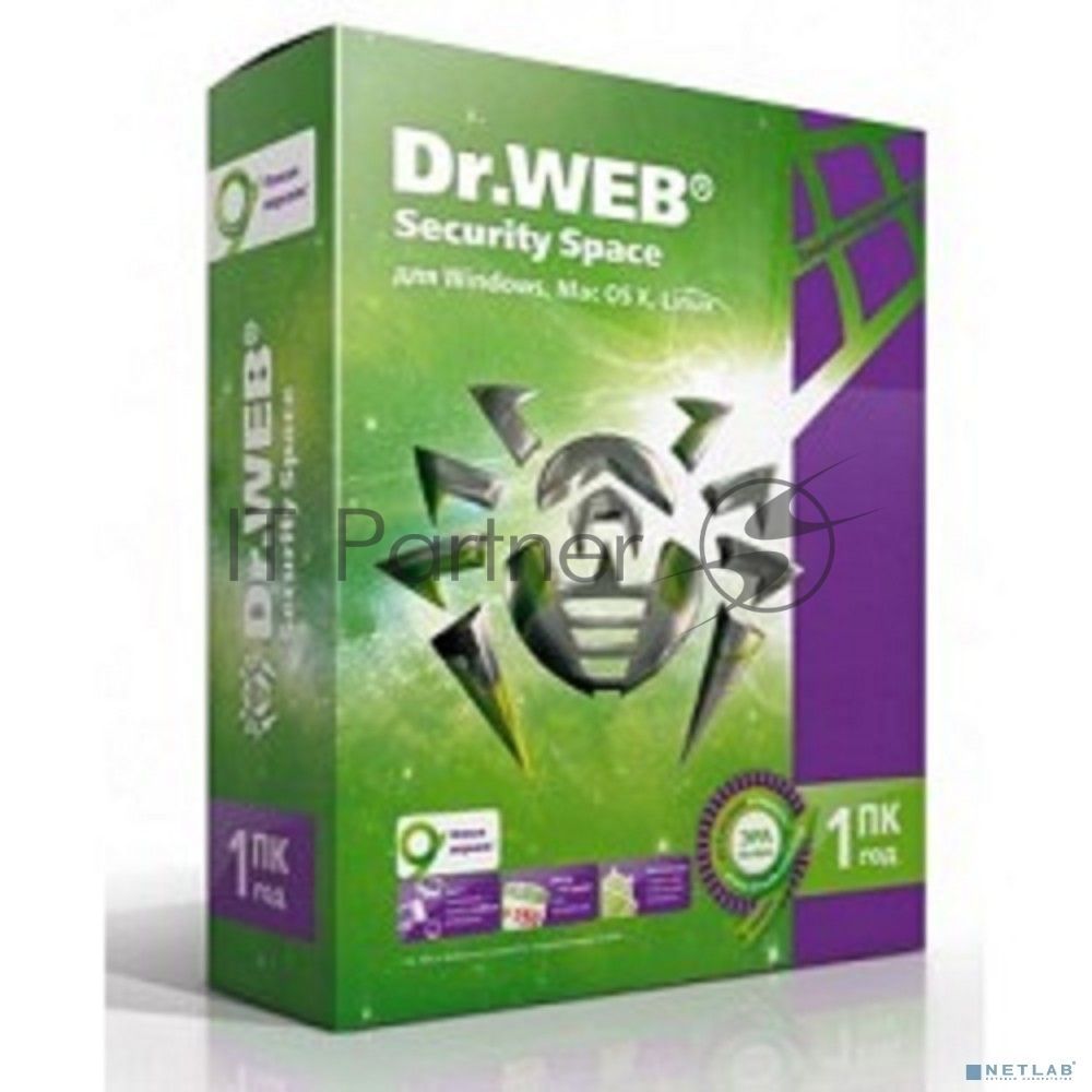 Программное обеспечение DR.WEB Security Space 1 ПК/1 год (BHW-B-12M-1-A3)
