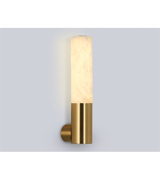 Настенный светильник Ambrella light LH53688 BS/WH латунь/белый 6W 3000K 85*60*300