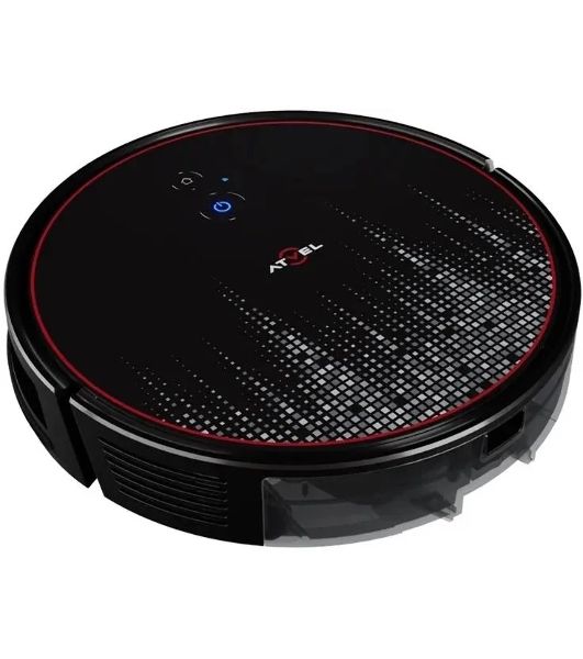 Робот-пылесос Atvel R80 Base черный, 2600 мА*ч Li-Ion, уборка влажная/сухая, пылесборник контейнер 0.34 л