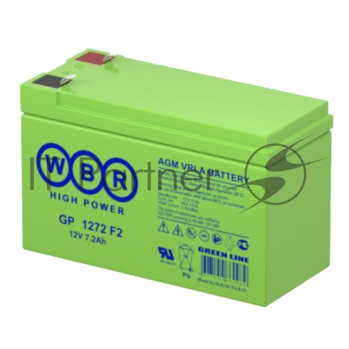 Дубль артикула 10137893 Батарея WBR GP1272 (12V 7.2Ah) F2