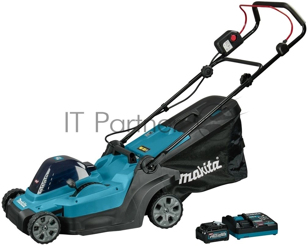 Газонокосилка аккумуляторная Makita LM004GU102, 40 В, 4 Ач