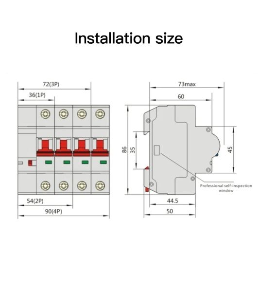 Выключатель MOES Zigbee circuit breaker 1P 16A ZCB-SC-1P16