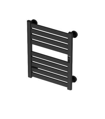 Полотенцесушитель дизайнерский электрический BAU Elite Elegant Black 60х45, подключение справа, черн