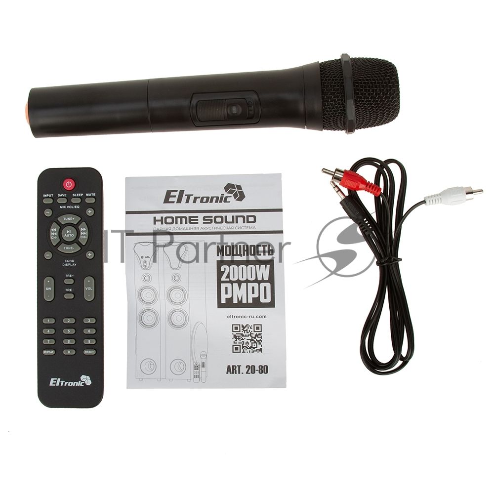 Колонка 10" (20-80 HOME SOUND) динамик 8шт/2х10"; 4х4"; 2х1.5" комплект 2 колонки ELTRONIC (белая)