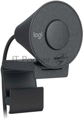 Веб-камера Logitech Brio 300 1920x1080, 30 кадр/с, USB Type-C, микрофон (шумоподавление), автоматическая фокусировка, автоосвещение, универсальное крепление