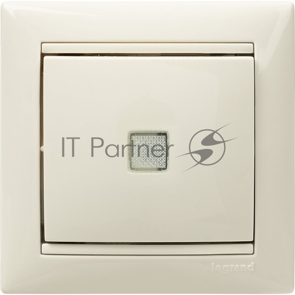 Выключатель Legrand 774310 Valena 10А c подсветкой, сл. кость