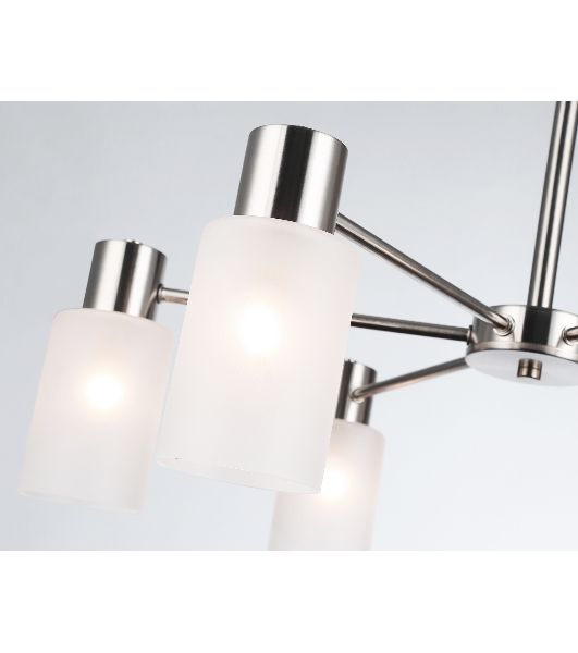 Светильник Ambrella light TR9572/6 SN сатин E14*6 max 40W 620*620*385