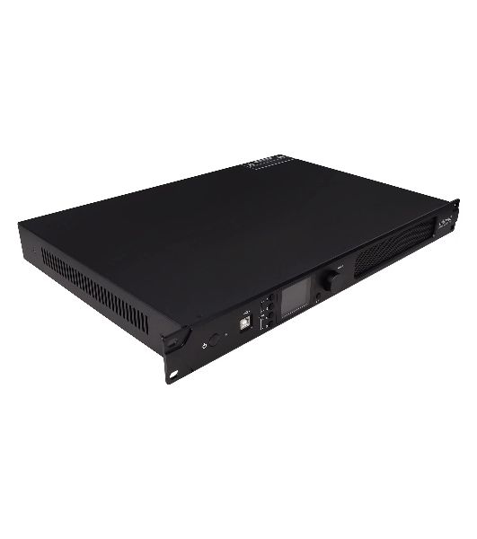 Усилитель Intrend ITAMP-4x500-TD четырехканальный, 4x500W/4Ом, 4x300W/8Ом, мостовой режим: 2x1000W/8Ом, 2x1000W/100V, 2x600W/70V, поддержка Dante, встроенный DSP