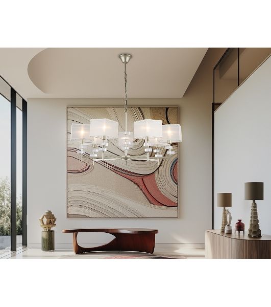 Люстра Ambrella light LH71332/7 CGD золото E14/7 max 40W D*860*850