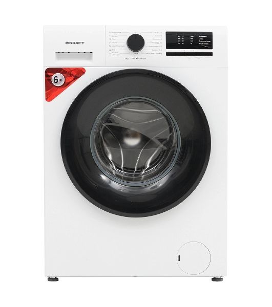 Стиральная машина Kraft KF-EN6106W белый, загрузка фронтальная 6 кг, 1000 об/мин, класс A+++