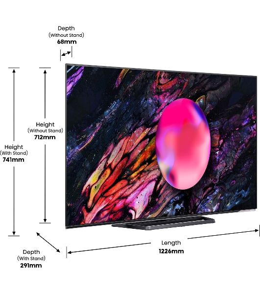 Телевизор Hisense 55" 55A85K черный OLED UHD 120Hz Vidaa