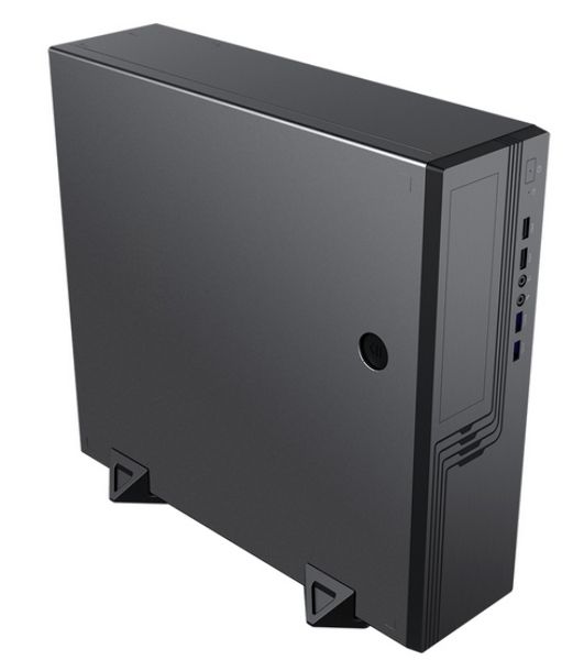 Корпус Powerman EL555BK-450W PM-450TFX Black, Slim-Desktop, чёрный, БП 450 Вт, 80+ Bronze