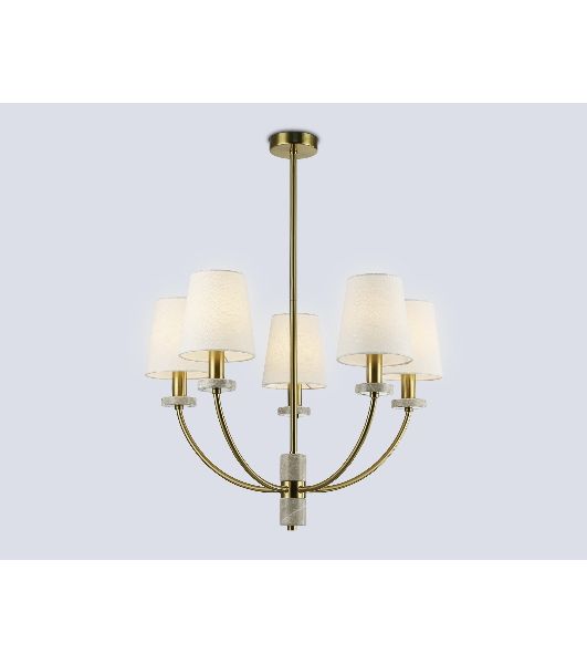 Люстра Ambrella light LH75351/5 SB/WH бронза/белый E14*5 max 40W D630*780