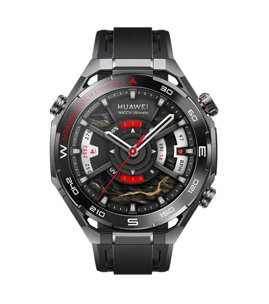 Умные часы Huawei Watch Ultimate 2 MCH-AL00, 1.5" AMOLED, Wi-Fi, Bluetooth, NFC, 20 ATM, черный / титановый