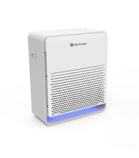 Очиститель воздуха Neoclima NP600W белый, 60 м², HEPA-фильтр, угольный фильтр, ионизация