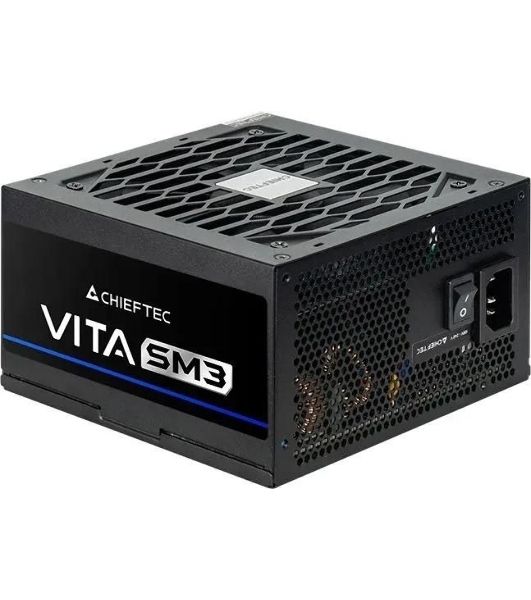 Блок питания Chieftec Vita SM3 BPX-850-C (ATX 3.1, 850W, 80 PLUS BRONZE, Active PFC, 120мм fan, Semi-modular Cable Management) Retail
