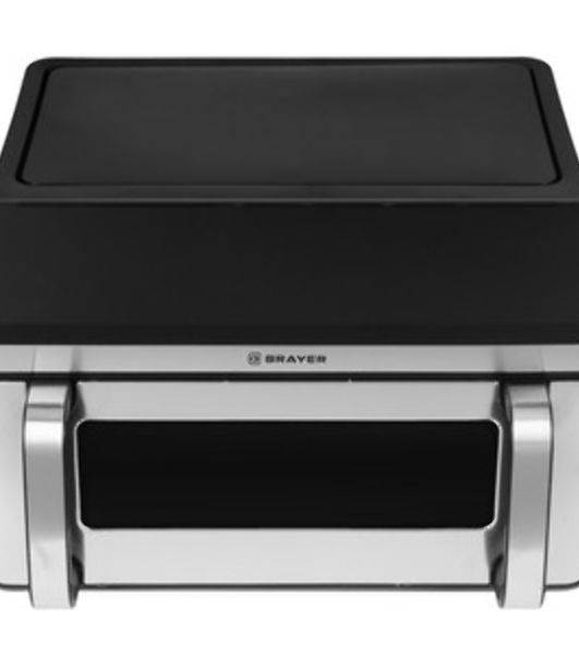 Аэрогриль Brayer BR2057 черный, 2200 Вт, 8.5 л, сенсор, 10 программ