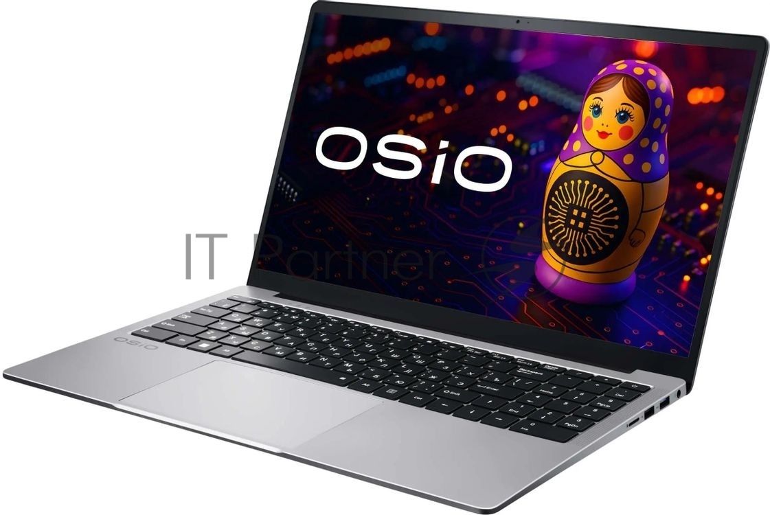 Ноутбук Osio FocusLine F150a-026/15"/IPS/AMD Ryzen 5 5560U/16Gb/512Gb SSD/AMD Radeon Graphics/Uncom/серый/1.7kg