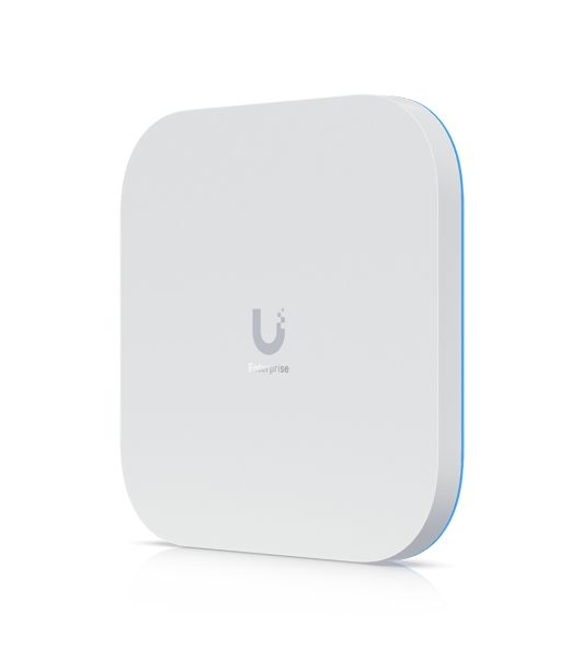 Точка доступа Wi-Fi Ubiquiti UniFi E7 AP 2,4+5+6 ГГц, Wi-Fi 7, 4х4 MU-MIMO, 802.3bt, 1х 10G RJ45, 1х 1G RJ45
