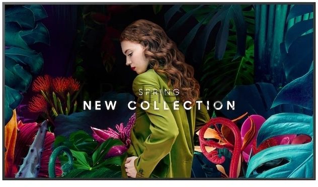 Панель Samsung QB75C черный VA, 75", 3840x2160, 350 кд/м², Tizen 7.0, 8 мс, 4000 :1, 16/7, 178/178