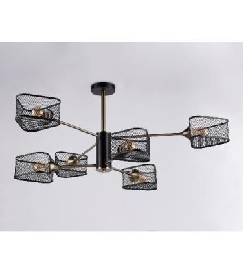 Светильник Ambrella light TR80172/6 SB/BK бронза/черный E27/6 max 40W D950*375