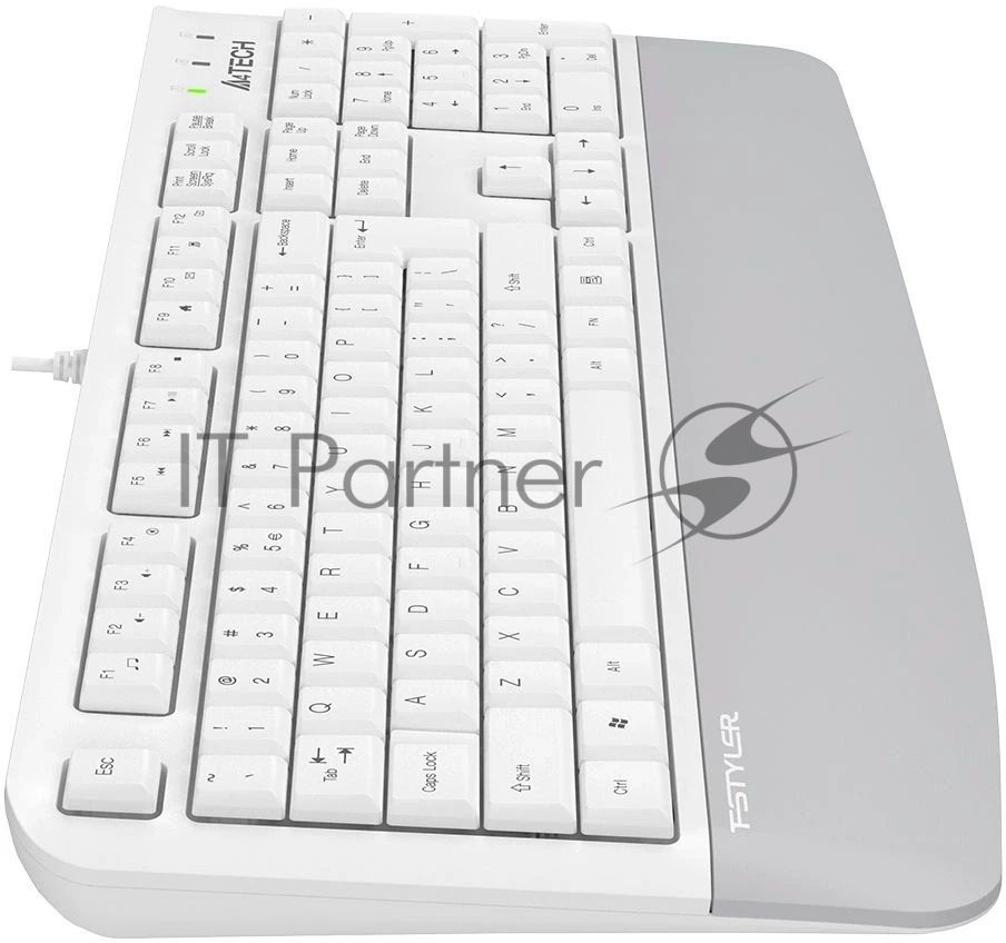 Клавиатура A4Tech Fstyler FK20 проводная, USB Type-A, белый