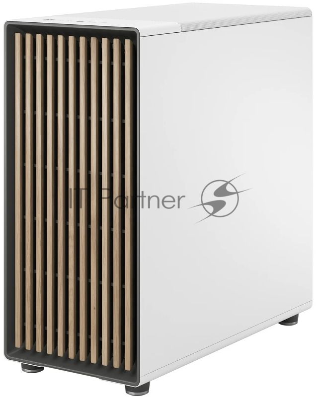 Компьютерный корпус без блока питания Fractal Design North XL, Full-Tower, 3x140мм, 2xUSB-A 3.2 + 1xUSB 3.2 Type-C E-ATX, ATX, mATX, mITX Wood panel, Chalk белый