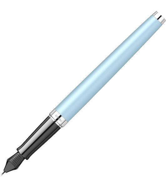Ручка перьевая Waterman Hemisphere Colour Blocking (2179924) Blue CT, сталь нержавеющая, F, подарочная коробка