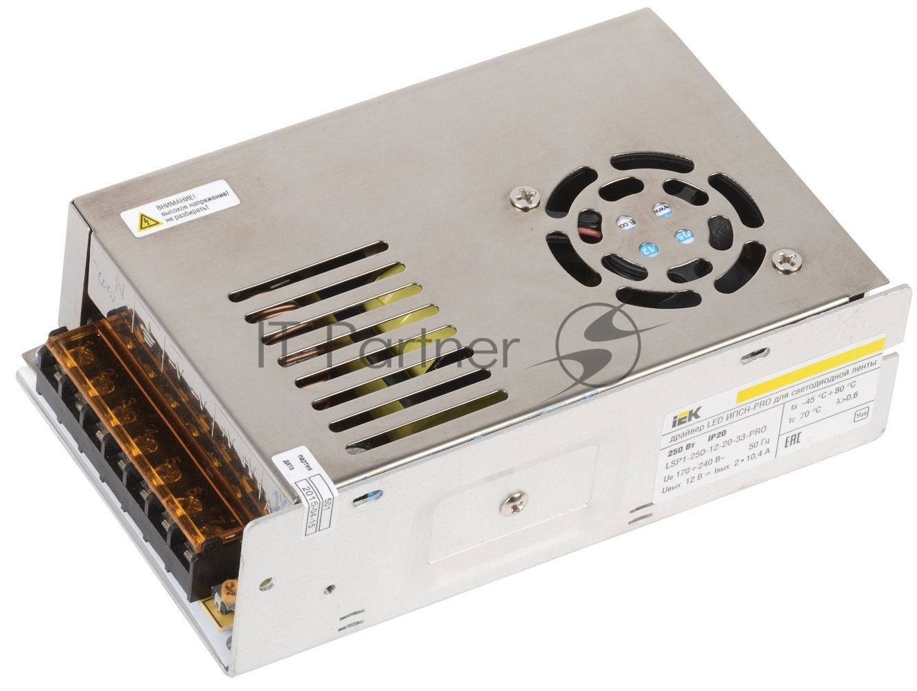 Iek LSP1-360-12-20-33-PRO Драйвер LED ИПСН-PRO 360Вт 12 В блок - клеммы  IP20 IEK