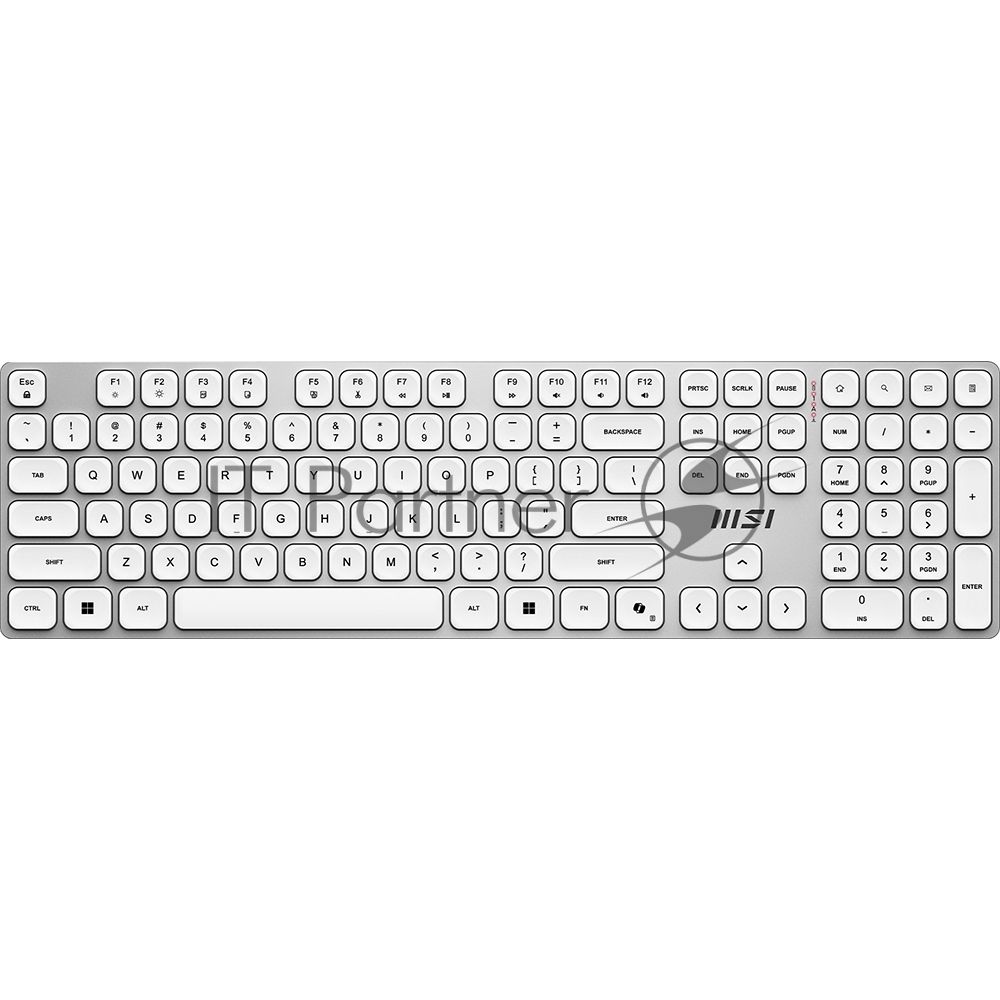 Комплект клавиатура и мышь MSI FORGE K210 W COMBO WHITE RU