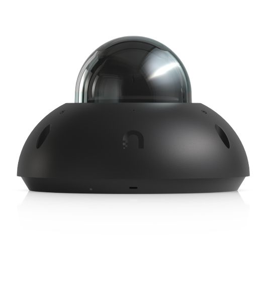 Купольная камера 4K PoE Ubiquiti UniFi Protect Camera G6 Dome Black с ночным видением, интеллектуальным распознаванием и прочным антивандальным корпусом.