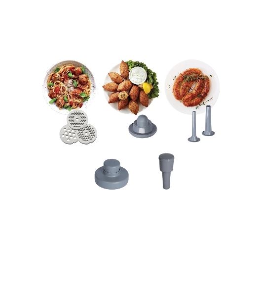 Мясорубка электрическая Kenwood MG 360 белый, 1400 Вт, 1.5 кг/мин, реверс, насадки - 5