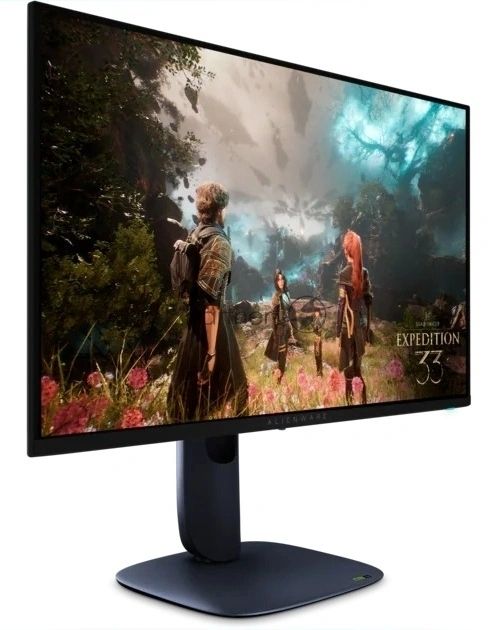 Монитор 26.7" Dell Alienware AW2725Q QD-OLED 3840x2160, 240 Гц, 0.03 мс, 16:9, 250 кд/м², 2xHDMI, DisplayPort, HDR, FreeSync Premium Pro, G-SYNC Compatible, Low Blue Light, черный