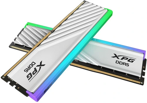 Оперативная память ADATA XPG Lancer Blade RGB, DDR5, 32GB (2x16GB), 6000 MHz, CL48, с радиатором, RGB, белый