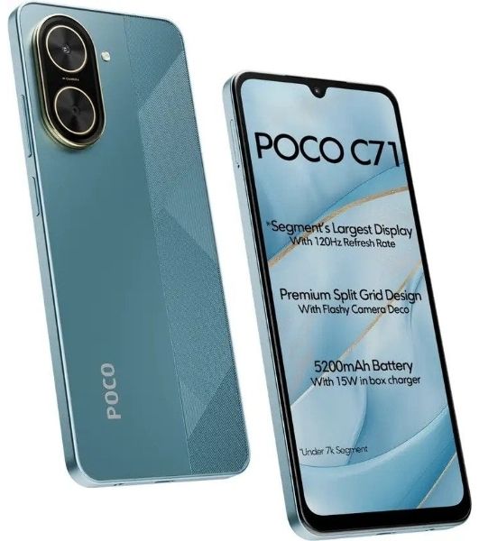 Смартфон Poco C71 RU 4/128Gb синий