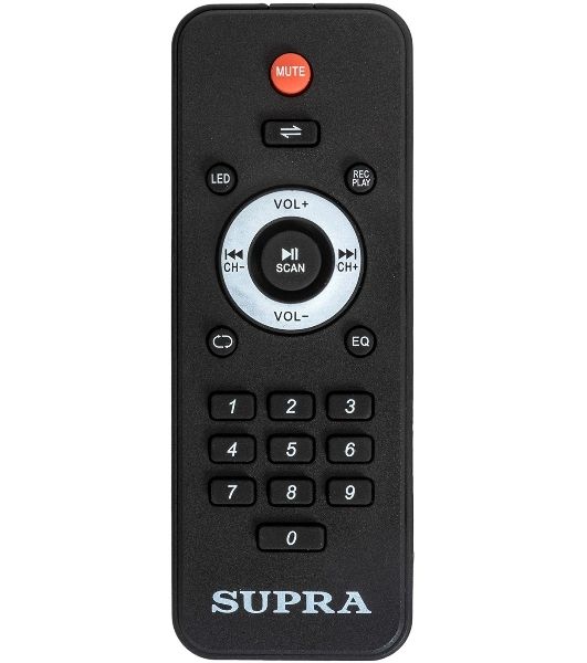 Минисистема Supra SMB-2050, 180Вт, FM USB BT SD, черный