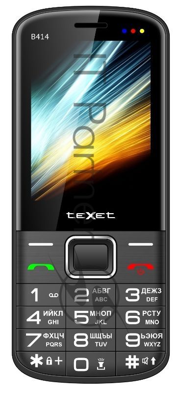 Мобильный телефон TeXet TM-B414 черный