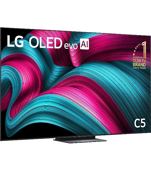 Телевизор LG 83" OLED83C5RLA черный/серебристый OLED UHD 144Hz Smart TV 4GB/16GB