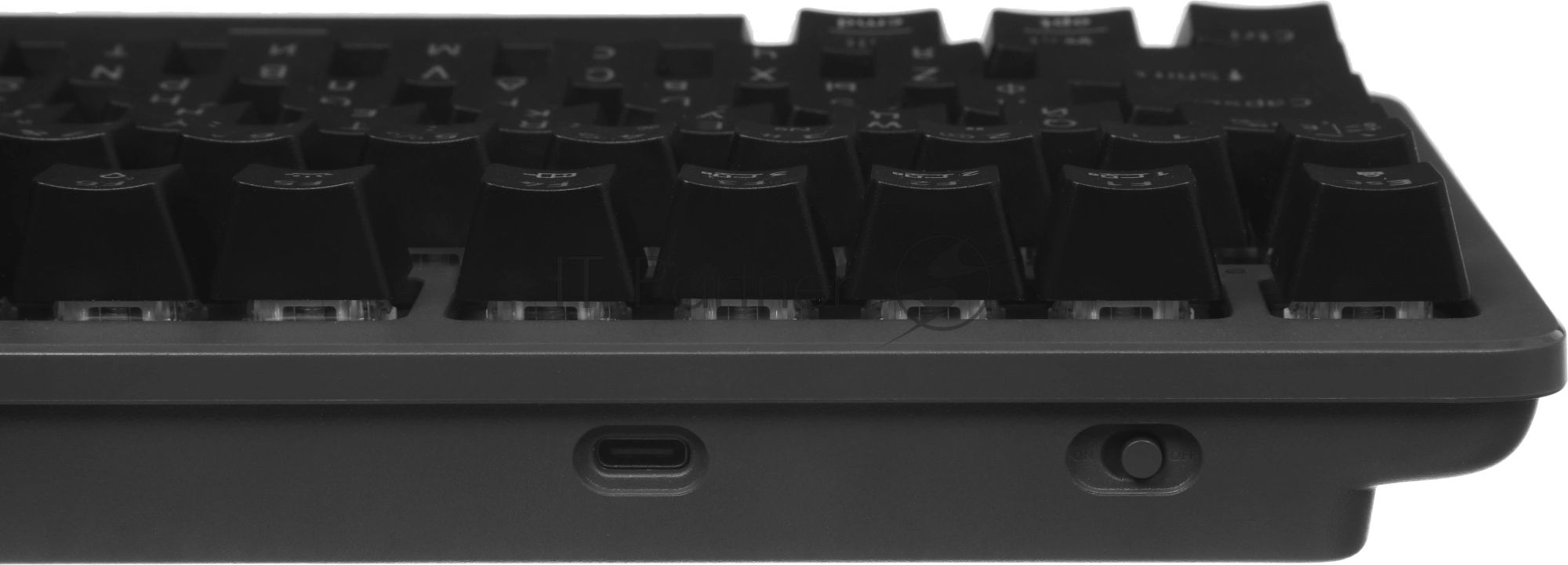 Клавиатура Logitech K868 гибридная, USB Type-A, Bluetooth, радиоканал, чёрный