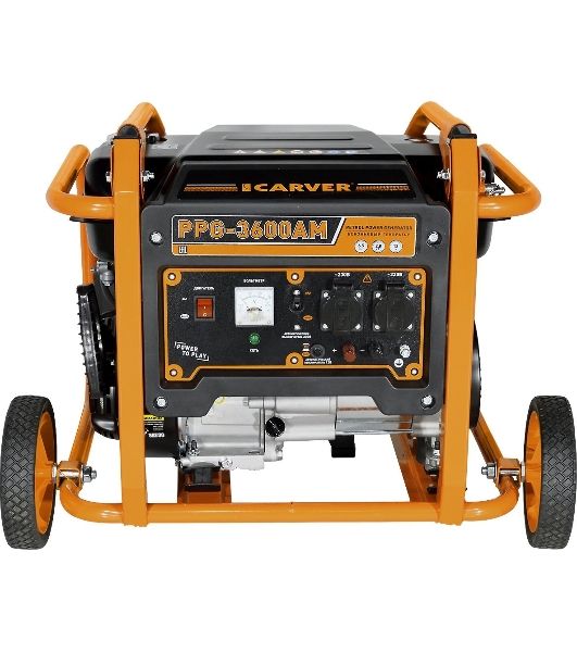 Электрогенератор бензиновый Carver PPG-3600AM, 2.8 кВт, 67 дБ, 50 кг