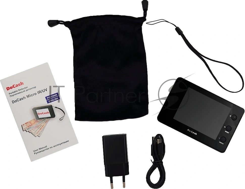 Детектор банкнот DoCash Micro IR/UV просмотровый АКБ (8401)