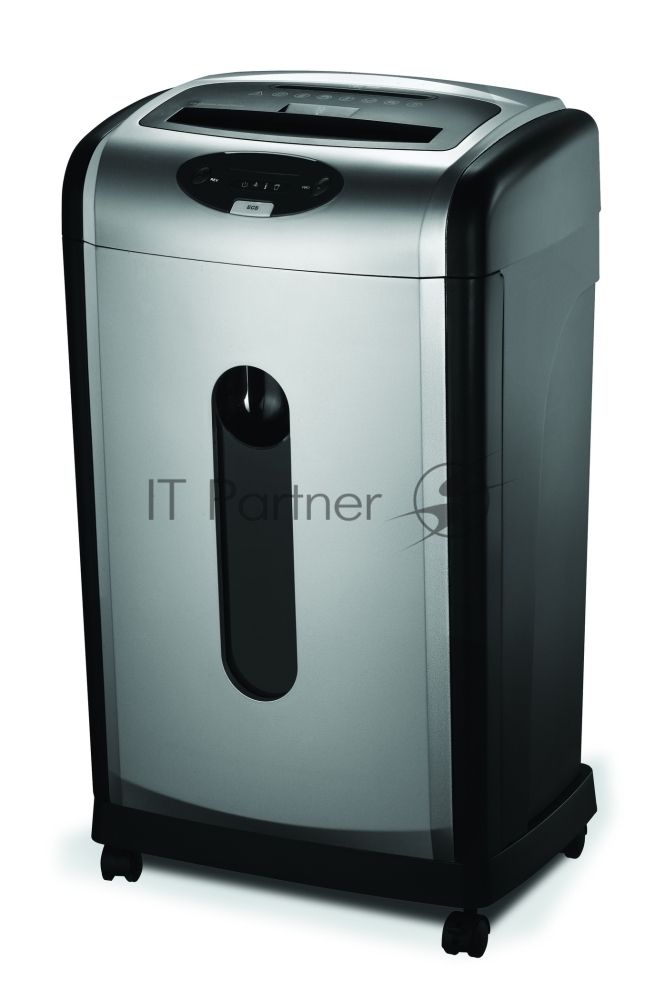 Шредер Office Kit S210 4x40 (секр.P-4)/фрагменты/15лист./28лтр./скрепки/скобы/пл.карты/CD