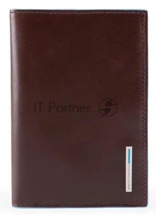 Обложка для паспорта Piquadro Blue Square PP5255B2/MO, коричневый, натур.кожа