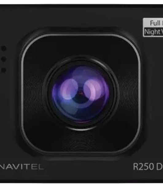 Видеорегистратор Navitel R250 DUAL DVR, 1920x1080, 2", с камерой заднего вида, G-сенсор, датчик движения