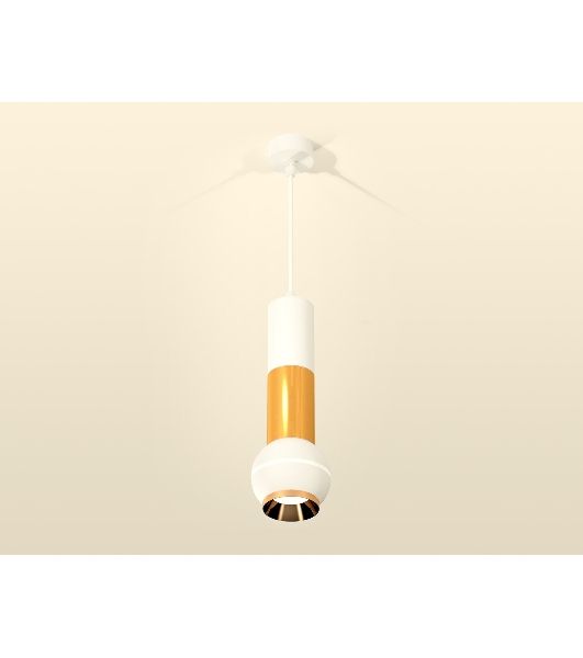 Светильник Ambrella XP1101030 SWH/PYG белый песок/золото желтое полированное MR16 GU5.3 LED 3W 4200K