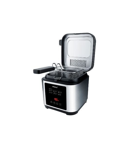 Фритюрница-фондю Steba DF 150 F серебристый/чёрный, 1200 Вт, 2.5 л, 0.8 кг, таймер